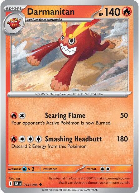 Darmanitan (014/086) [Scarlet & Violet: Black Bolt] | Total Play