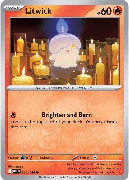 Litwick (016/086) [Scarlet & Violet: White Flare] | Total Play