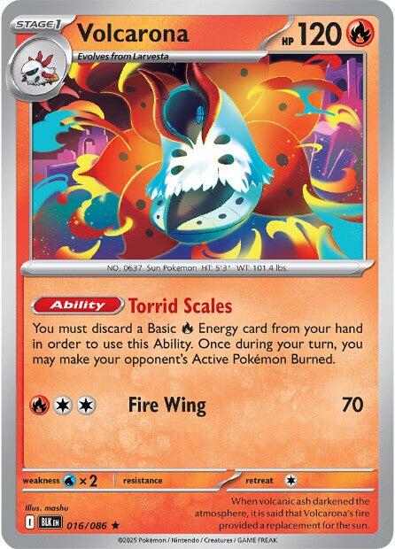 Volcarona (016/086) [Scarlet & Violet: Black Bolt] | Total Play