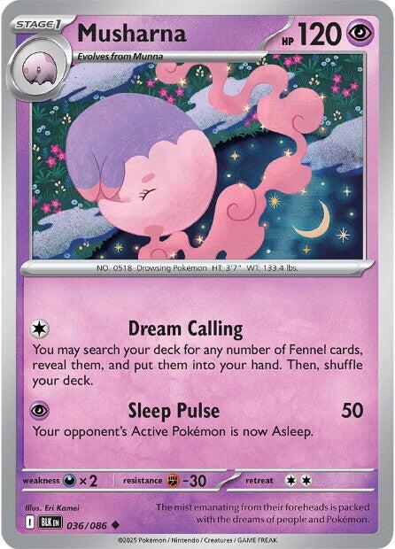 Musharna (036/086) [Scarlet & Violet: Black Bolt] | Total Play