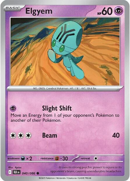 Elgyem (040/086) [Scarlet & Violet: Black Bolt] | Total Play