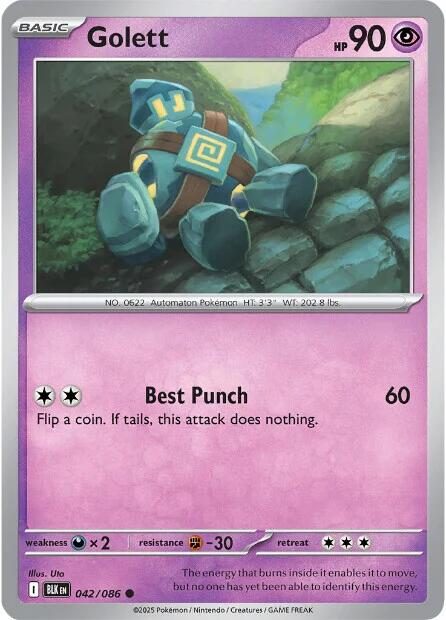 Golett (042/086) [Scarlet & Violet: Black Bolt] | Total Play