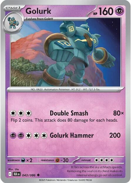 Golurk (043/086) [Scarlet & Violet: Black Bolt] | Total Play