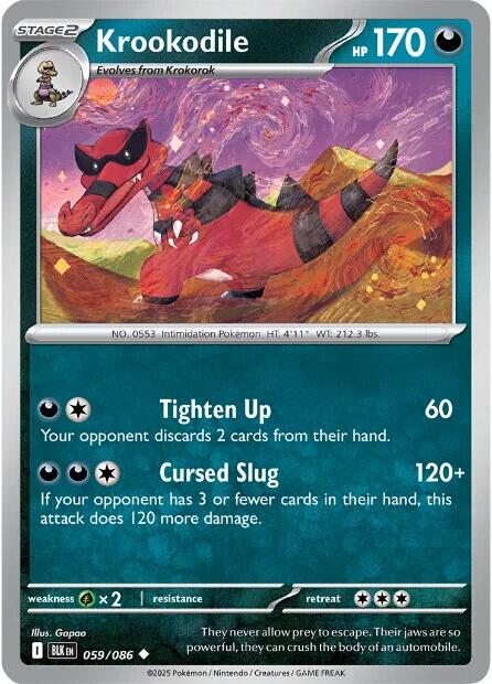 Krookodile (059/086) [Scarlet & Violet: Black Bolt] | Total Play