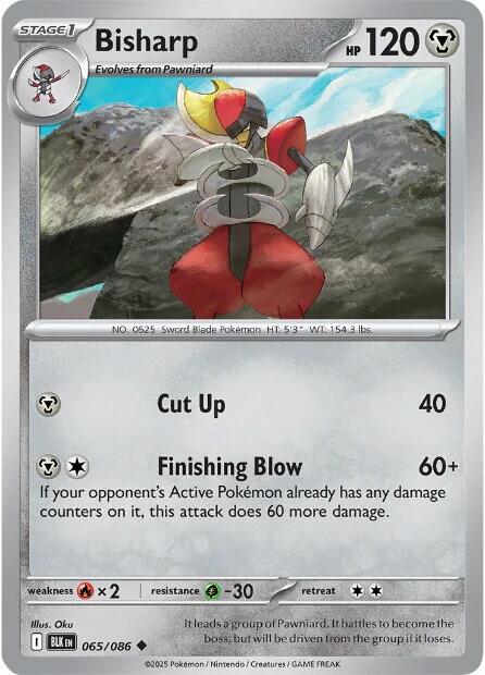 Bisharp (065/086) [Scarlet & Violet: Black Bolt] | Total Play