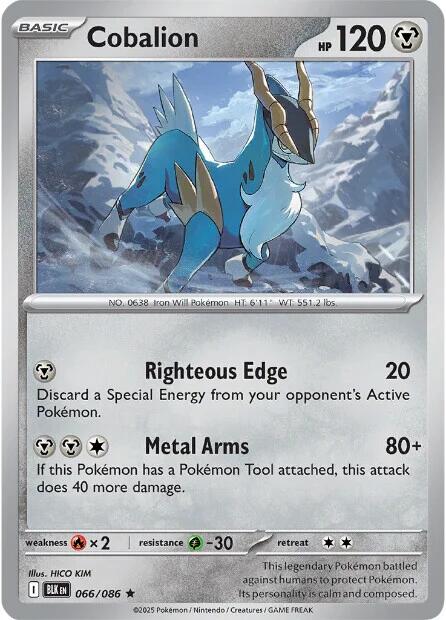 Cobalion (066/086) [Scarlet & Violet: Black Bolt] | Total Play