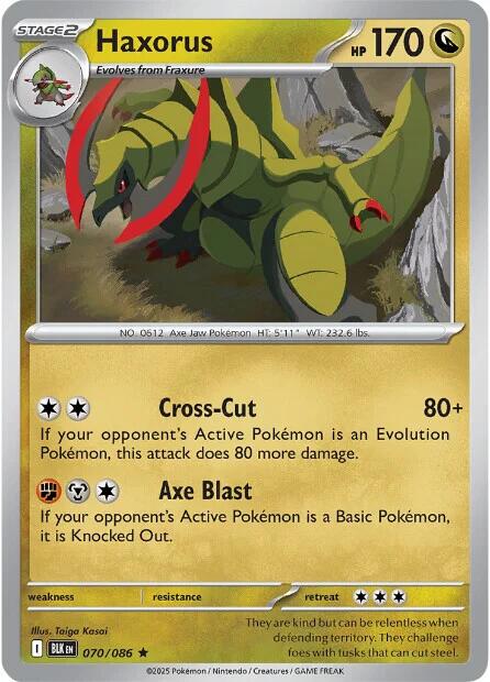 Haxorus (070/086) [Scarlet & Violet: Black Bolt] | Total Play