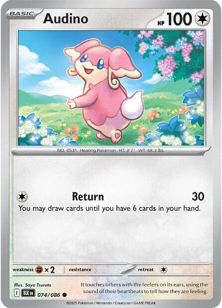 Audino (074/086) [Scarlet & Violet: Black Bolt] | Total Play
