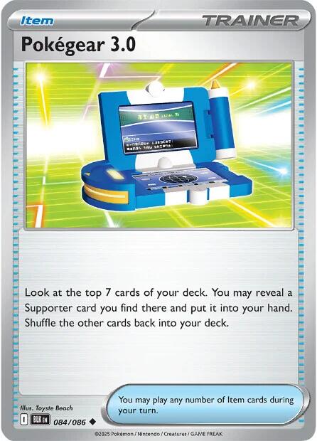 Pokegear 3.0 (084/086) [Scarlet & Violet: Black Bolt] | Total Play