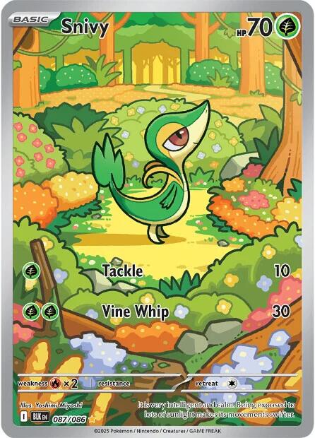 Snivy (087/086) [Scarlet & Violet: Black Bolt] | Total Play