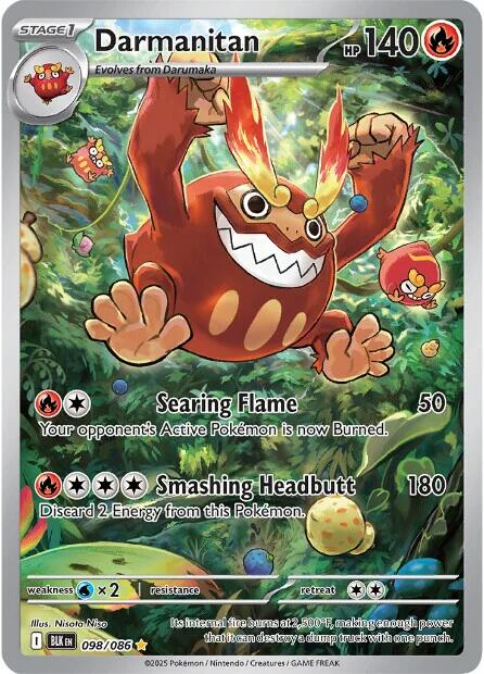 Darmanitan (098/086) [Scarlet & Violet: Black Bolt] | Total Play