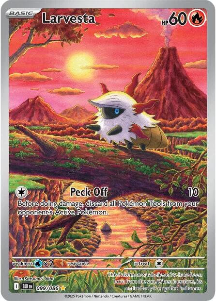 Larvesta (099/086) [Scarlet & Violet: Black Bolt] | Total Play