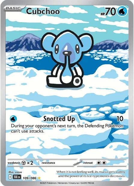 Cubchoo (109/086) [Scarlet & Violet: Black Bolt] | Total Play