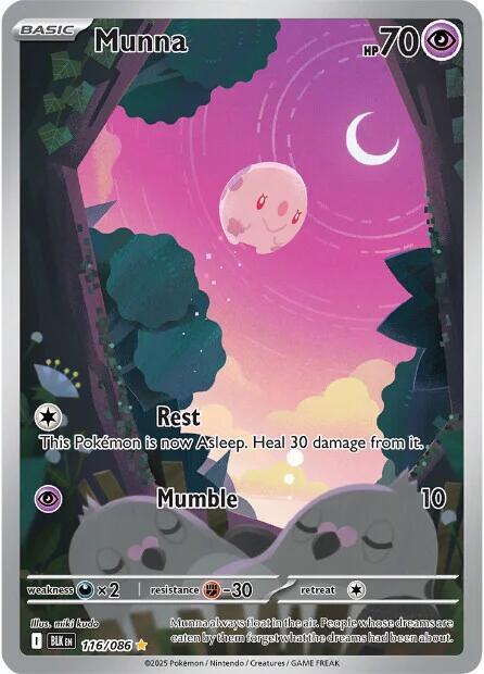Munna (116/086) [Scarlet & Violet: Black Bolt] | Total Play