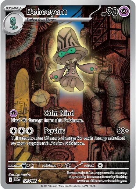 Beheeyem (121/086) [Scarlet & Violet: Black Bolt] | Total Play