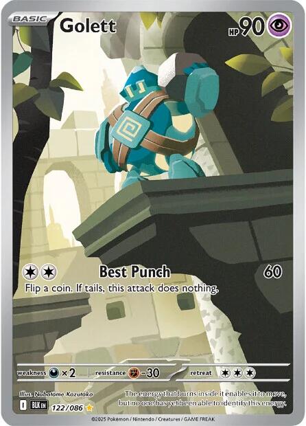 Golett (122/086) [Scarlet & Violet: Black Bolt] | Total Play