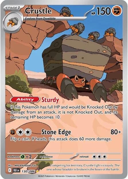 Crustle (130/086) [Scarlet & Violet: Black Bolt] | Total Play