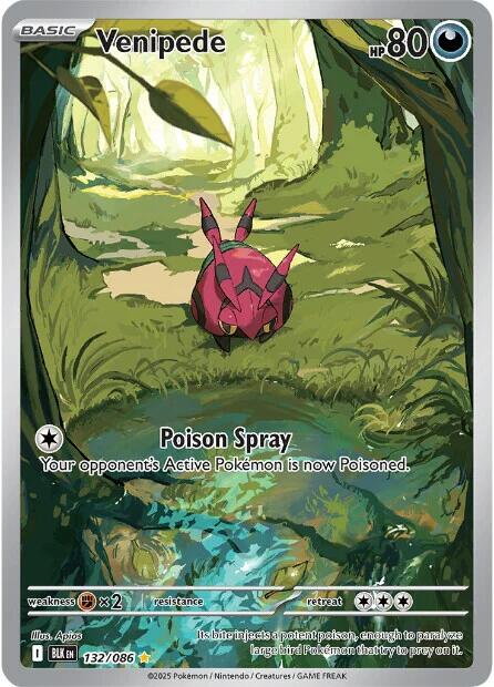 Venipede (132/086) [Scarlet & Violet: Black Bolt] | Total Play