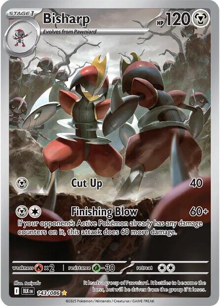 Bisharp (143/086) [Scarlet & Violet: Black Bolt] | Total Play