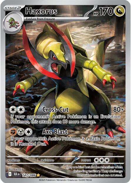 Haxorus (147/086) [Scarlet & Violet: Black Bolt] | Total Play