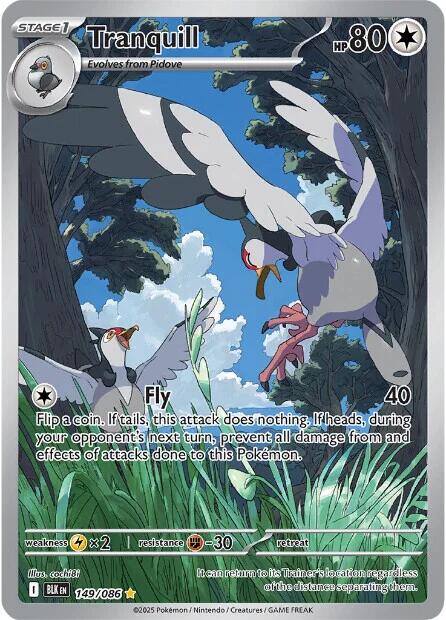 Tranquill (149/086) [Scarlet & Violet: Black Bolt] | Total Play