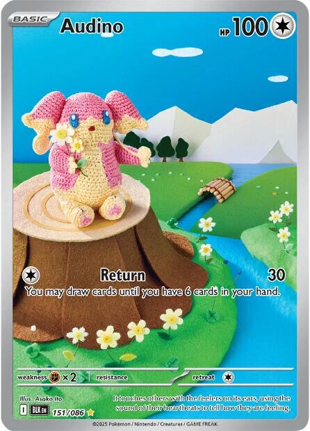 Audino (151/086) [Scarlet & Violet: Black Bolt] | Total Play