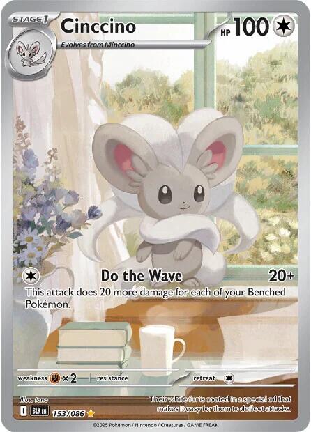Cinccino (153/086) [Scarlet & Violet: Black Bolt] | Total Play