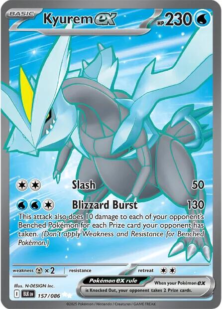 Kyurem ex (157/086) [Scarlet & Violet: Black Bolt] | Total Play