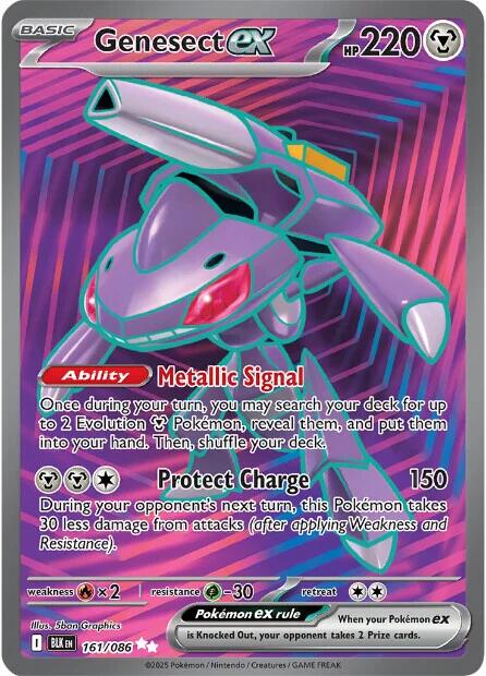 Genesect ex (161/086) [Scarlet & Violet: Black Bolt] | Total Play