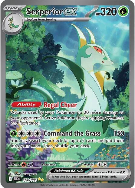 Serperior ex (164/086) [Scarlet & Violet: Black Bolt] | Total Play