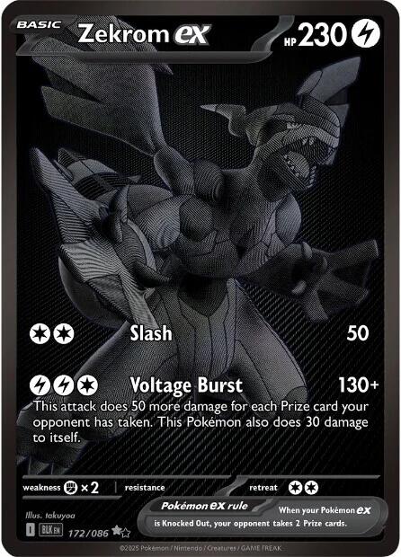 Zekrom ex (172/086) [Scarlet & Violet: Black Bolt] | Total Play