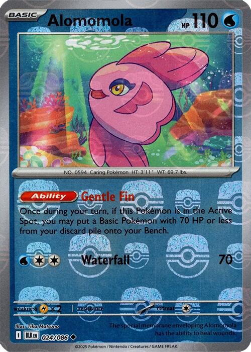 Alomomola (024/086) (Master Ball Pattern) [Scarlet & Violet: Black Bolt] | Total Play