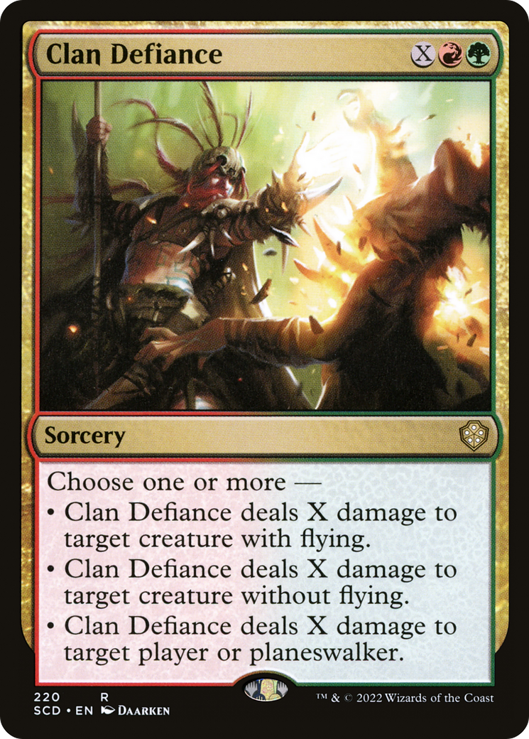 Clan Defiance [Starter Commander Decks] | Total Play