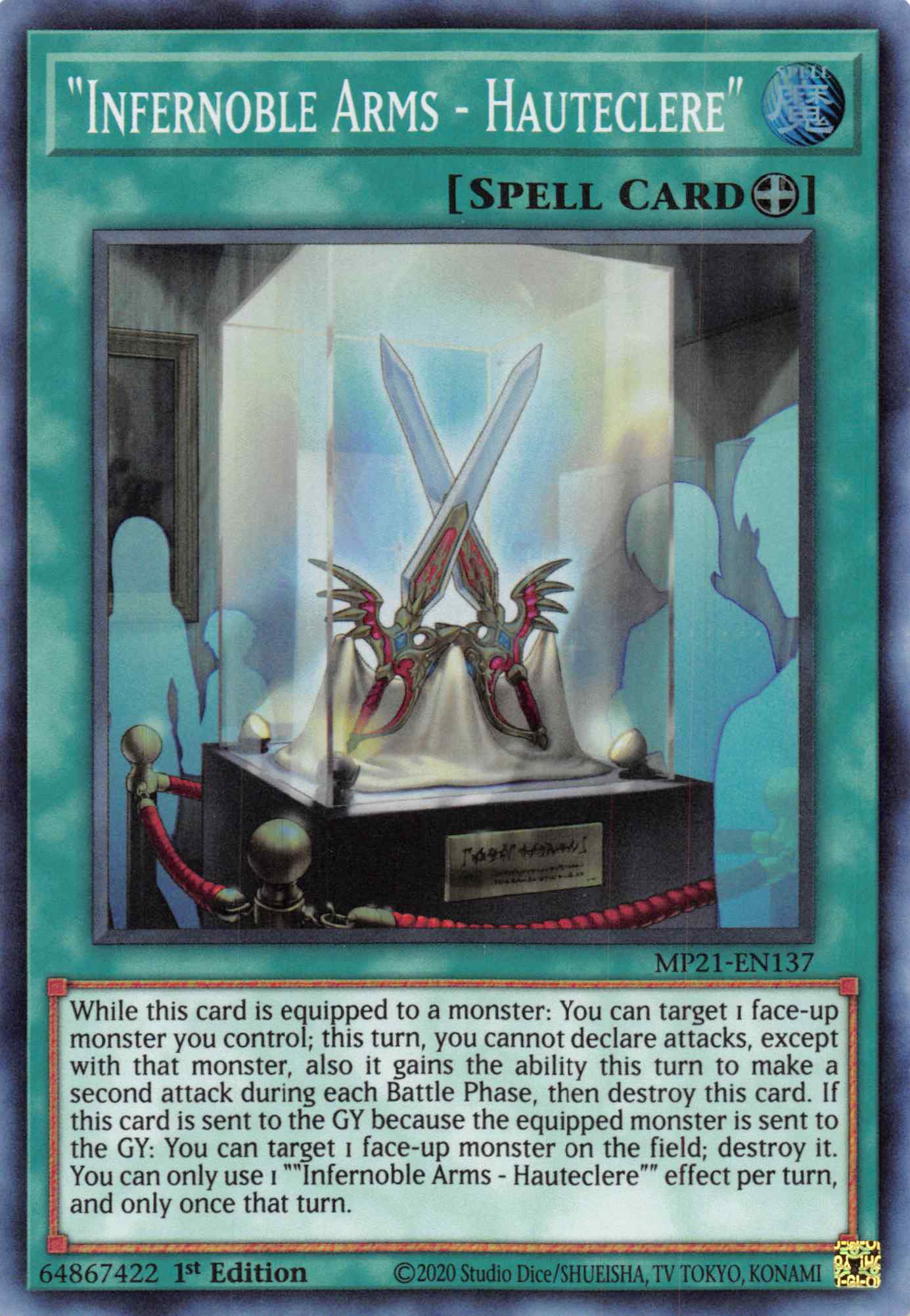 Infernoble Arms - Hauteclere [MP21-EN137] Super Rare | Total Play