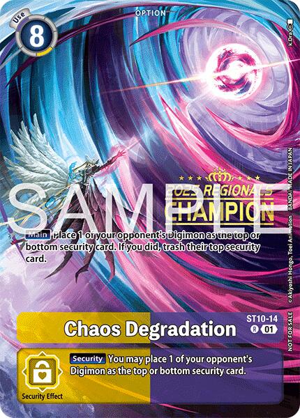 Chaos Degradation [ST10-14] (Regionals 25-26 Season 2 Champion) [Starter Deck: Parallel World Tactician] | Total Play