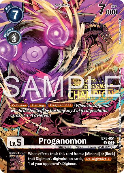 Proganomon [EX8-051] (Regionals 25-26 Season 2 Champion) [Chain of Liberation] | Total Play
