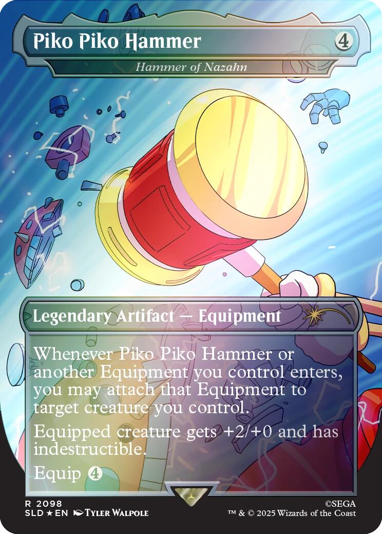Piko Piko Hammer - Hammer of Nazahn (Rainbow Foil) [Secret Lair Drop Series] | Total Play
