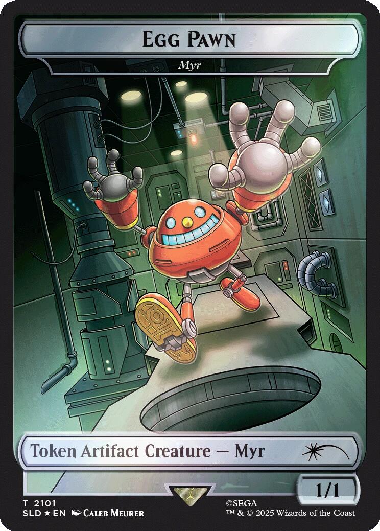 Egg Pawn - Myr Token (Rainbow Foil) [Secret Lair Drop Series] | Total Play