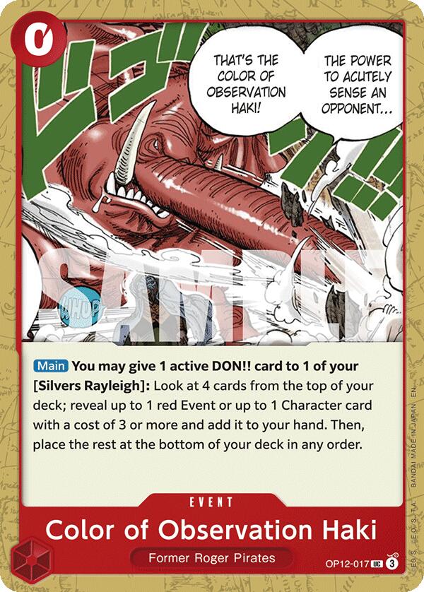 Color of Observation Haki [Legacy of the Master] | Total Play