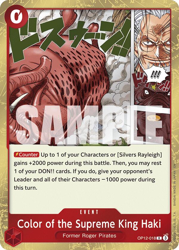 Color of the Supreme King Haki [Legacy of the Master] | Total Play