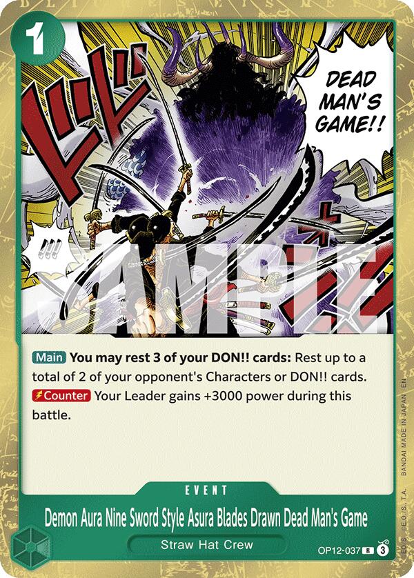 Demon Aura Nine Sword Style Asura Blades Drawn Dead Man's Game [Legacy of the Master] | Total Play