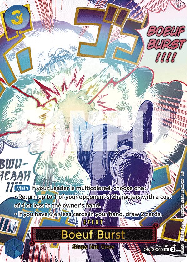 Boeuf Burst (Alternate Art) [Legacy of the Master] | Total Play