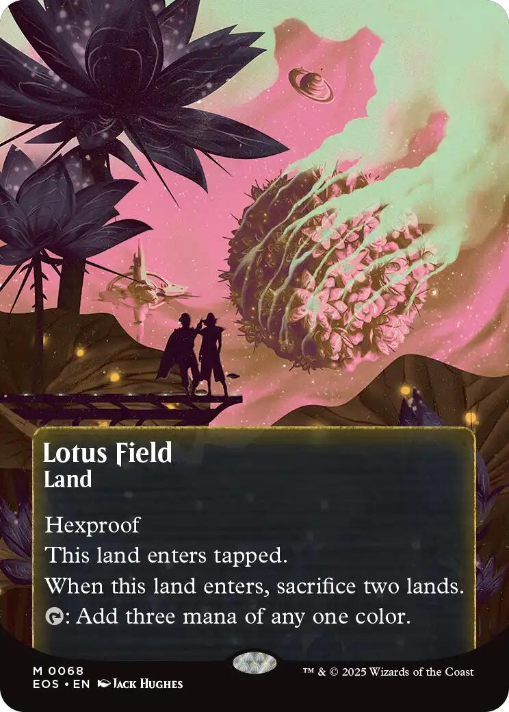 Lotus Field (0068) (Borderless) [Edge of Eternities: Stellar Sights] | Total Play