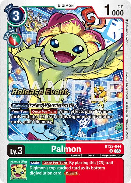 Palmon [BT22-044] [Cyber Eden Release Event Cards] | Total Play