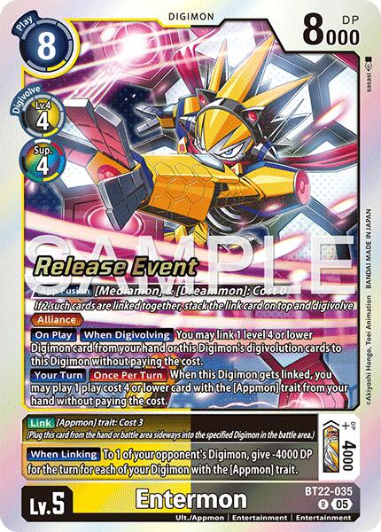 Entermon [BT22-035] [Cyber Eden Release Event Cards] | Total Play