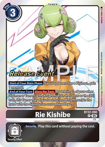 Rie Kishibe [BT22-090] [Cyber Eden Release Event Cards] | Total Play