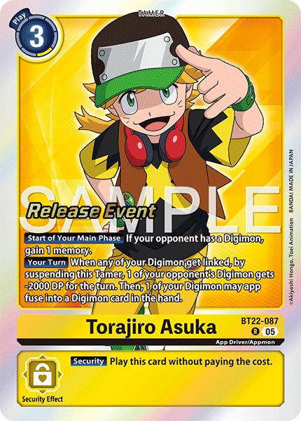Torajiro Asuka [BT22-087] [Cyber Eden Release Event Cards] | Total Play