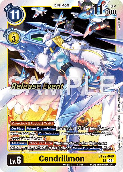 Cendrillmon [BT22-040] [Cyber Eden Release Event Cards] | Total Play