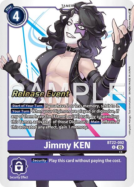 Jimmy KEN [BT22-092] [Cyber Eden Release Event Cards] | Total Play