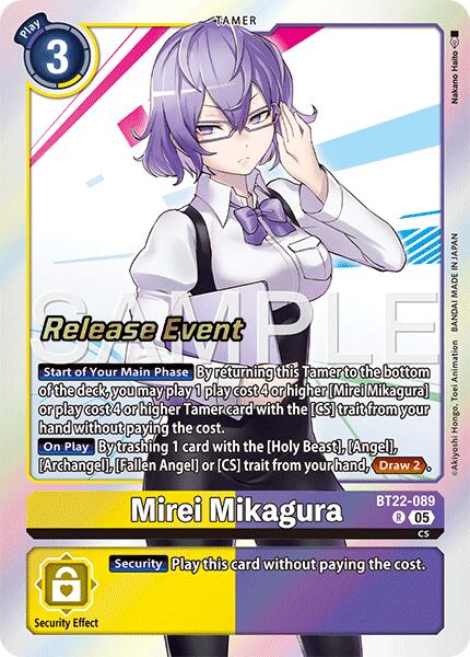 Mirei Mikagura [BT22-089] [Cyber Eden Release Event Cards] | Total Play